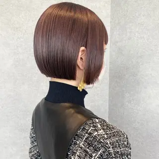ショート レイヤーカット*艶* 蒲生四丁目*山保美月のヘアスタイル