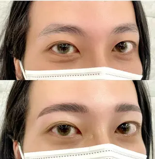 アイブロウ 大阪福島Sayaka 韓国束感マツエク🤍のマツエク・マツパデザイン