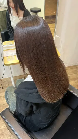 ロング 冨田 悠稀/ 髪質改善縮毛&カラーのヘアスタイル