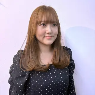 セミロング hama yukiのヘアスタイル