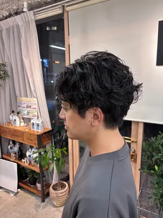 パーマ メンズ TSURUYO モデル募集中のヘアスタイル