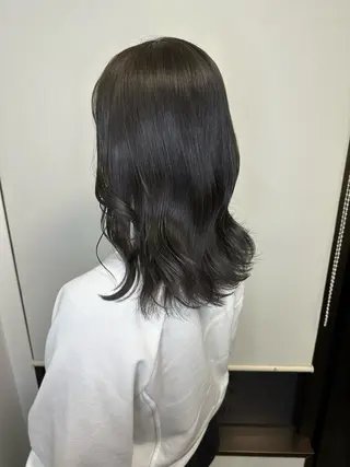 ミディアム カラー ブリーチカラー🫧 森　凪沙のヘアスタイル