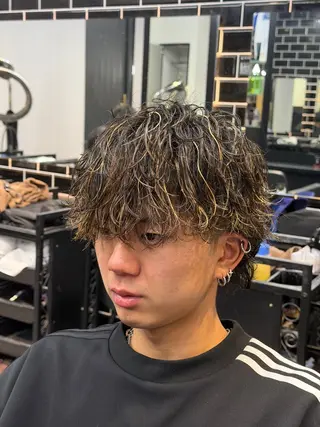 カラー パーマ メンズ 【Men's Lapis横浜】翔太のヘアスタイル
