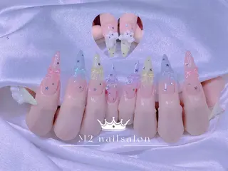 ネイル 長さだし専門店 M2　rikaのネイルデザイン