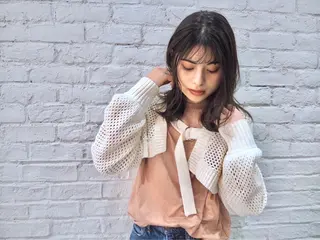 カラー 髪質改善/はるか 透明感カラー🧸のヘアスタイル