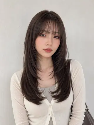 ロング カラー モテ🤍トレンドヘア /新宿/ワカナのヘアスタイル