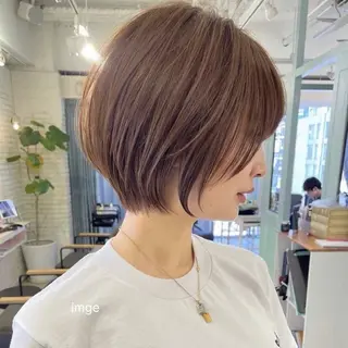 ショート 🌸透明感/レイヤー / 栗林 彩🌸のヘアスタイル