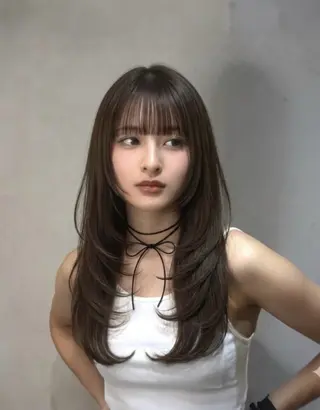 ロング カラー 🦋韓国風レイヤー/ 艶髪矯正🦋凛太郎のヘアスタイル