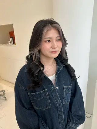 ロング カラー 大長 広菜のヘアスタイル