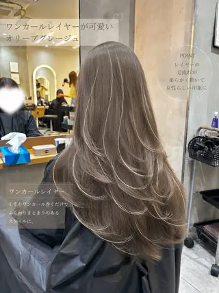 ロング ✂️レイヤー✂️ ✨透明感カラー✨祥吾のヘアスタイル