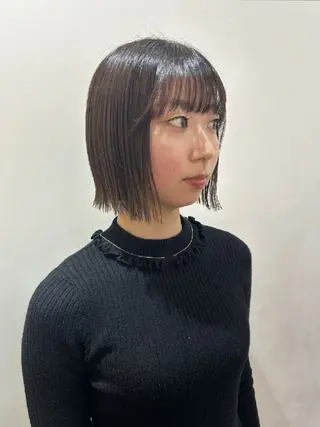 ボブ人気No,1✨ TAME副店長のヘアスタイル