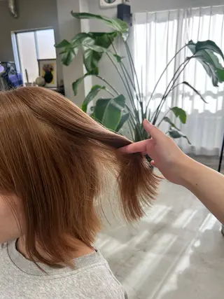 ミディアム カラー to kiのヘアスタイル