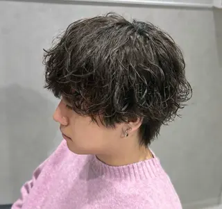 ショート パーマ メンズ 【メンズ特化】 池田大成✂︎のヘアスタイル