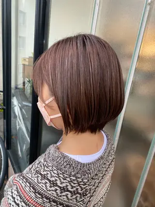 ミディアム カラー ラピスキーズ 寺本のヘアスタイル