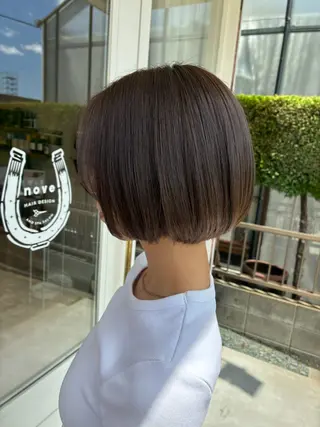 ショート カラー 大畑 利奈のヘアスタイル