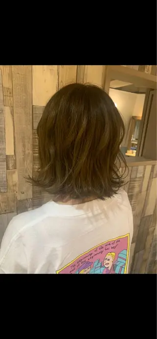 ミディアム カラー 韓国🇰🇷 ✂︎hair 内田愛のヘアスタイル