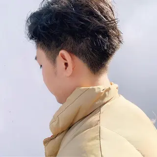 ショート カラー メンズ 中川 竜誠のヘアスタイル