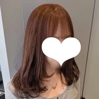 セミロング カラー 古屋 美春のヘアスタイル