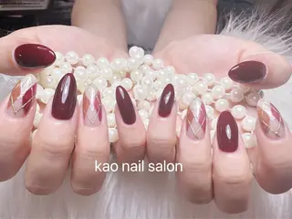 ネイル kao nail マグネット/長さだしのネイルデザイン