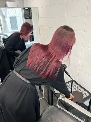ミディアム カラー ヘアアレンジ HARU//原宿🤍 リピート率NO.1のヘアスタイル