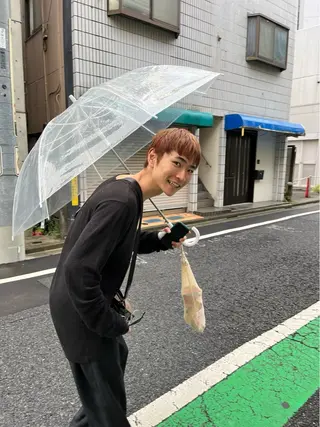 カラー メンズ bob リョウタのヘアスタイル