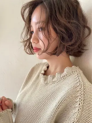 ショート 井上 真利のヘアスタイル