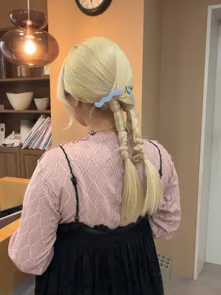 ロング カラー ヘアアレンジ [lani ] konatsuのヘアスタイル
