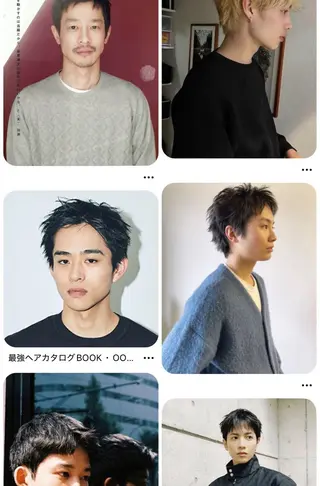 メンズ 薄暮 マツイ レンのヘアスタイル