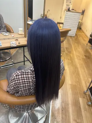 カラー CINQ ゆりんのヘアスタイル