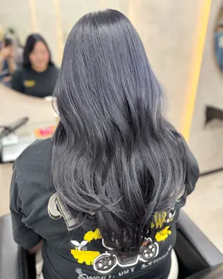 セミロング ケアブリーチ🌺 透明感🪽とわのヘアスタイル