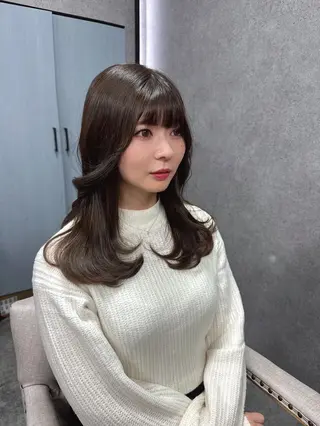 カラー ロング &.TIGRE SmartSalonのヘアスタイル