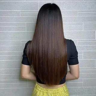 ロング 森田 明日香のヘアスタイル