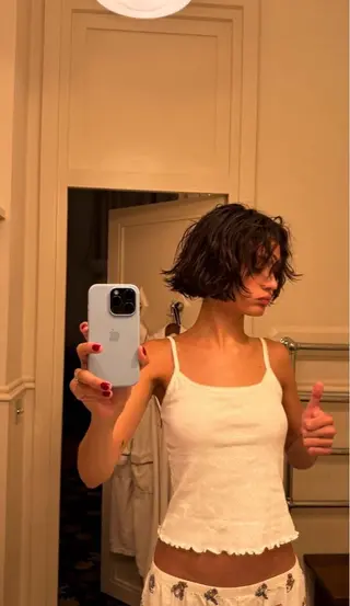 ショート パーマ 西山 凜のヘアスタイル