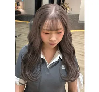 ロング カラー 韓国レイヤー/透明感 ♡YUUNAのヘアスタイル