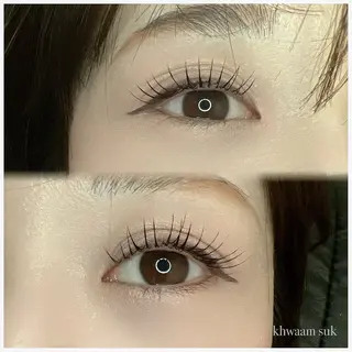 マツエク・マツパ Eyesalon🤍 khwaam sukのマツエク・マツパデザイン
