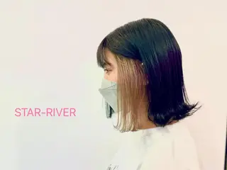 カラー ヘアカラー&縮毛矯正 STAR☆RIVERのヘアスタイル