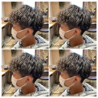 パーマ メンズ メンズパーマ特化 望月謙二郎のヘアスタイル