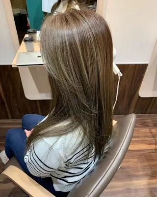 セミロング 西山 大樹のヘアスタイル
