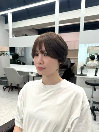 ショート 可愛い顔周りカット お任せください✨中川のヘアスタイル