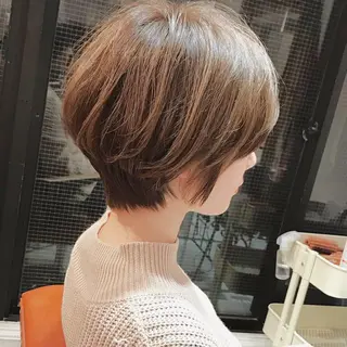 ショート カラー 大人女性ショート専門 tomodaのヘアスタイル