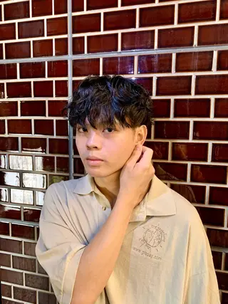 パーマ メンズ メンズ特化フェード パーマ小林裕史のヘアスタイル