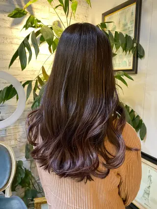ロング カラー 長濱 俊のヘアスタイル