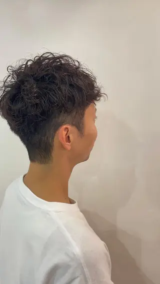 ショート パーマ 鶏内 まゆのヘアスタイル