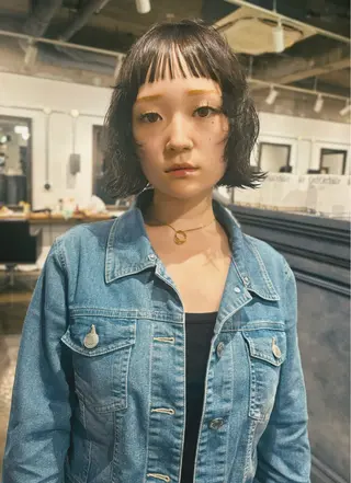 ショート パーマ 似合わせカット/ パーマ/藤田和樹のヘアスタイル