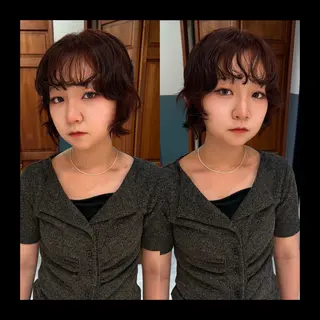 ショート カラー パーマ mai / linoah˚✧のヘアスタイル