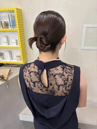 セミロング ヘアアレンジ yuuna/ レイヤーカット🎀のヘアスタイル