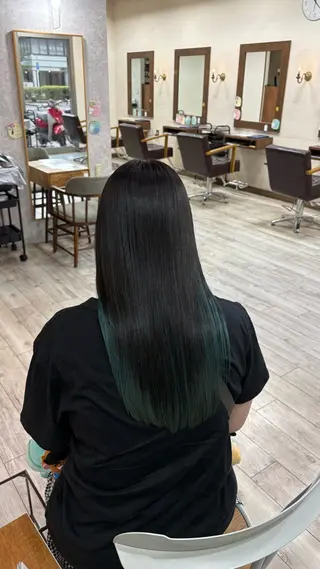 ロング カラー なぎは/似合わせ・ ナチュラルカラーのヘアスタイル