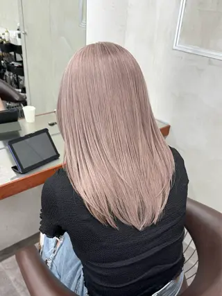 ロング カラー ブリーチ　ハイトーン 特化🌈フジタハルキのヘアスタイル
