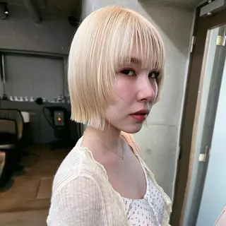 カラー ハイトーン/表参道 ミウのヘアスタイル