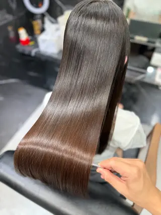 ロング カラー JIN|朝楽になる 乾かしただけで極艶髪のヘアスタイル
